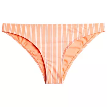 Низ бикини Roxy Women's Roxy into the Sun Moderate, цвет Papaya Punch Novelta Stripe H
