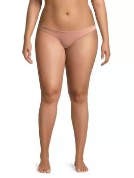 Низ бикини с овальной талией Basics Karla Colletto Swim, цвет Fawn