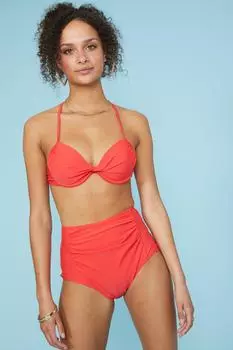 Низ бикини с высокой талией Debenhams, красный