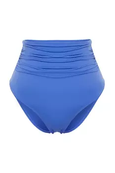 Низ бикини с высокой талией Saxe Trendyol, синий