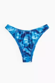 Низ бикини с завышенной талией South Beach, синий