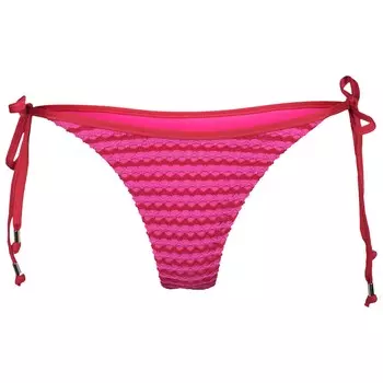 Низ бикини Seafolly Women's Mesh Effect Tie Side Rio Pant, цвет Chilli Red