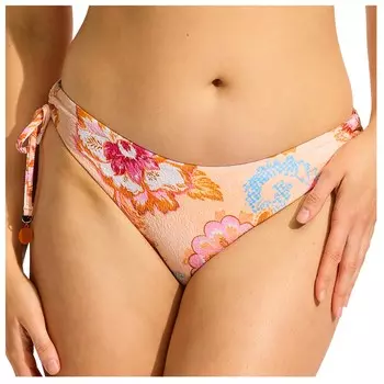 Низ бикини Seafolly Women's Spring Festival Loop Tie Side Pant, цвет Nectar