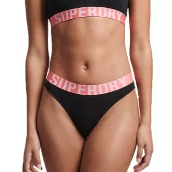 Низ бикини Superdry Large Logo NH, черный