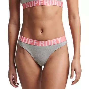 Низ бикини Superdry Large Logo NH, серый