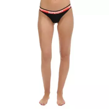 Низ бикини Superdry Triangle Stripe, черный