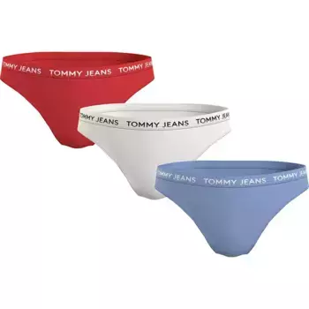 Низ бикини Tommy Jeans Classic 3 units, разноцветный
