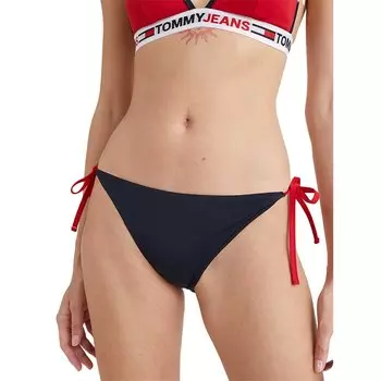 Низ бикини Tommy Jeans String Side Tie Cheeky UW0UW03403, синий
