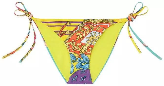 Низ бикини Versace Barocco Goddess Bikini Bottoms 'Multicolor', разноцветный