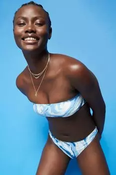 Низ костюма H&amp;M, синий/мраморность