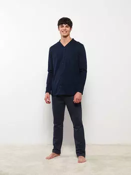 Низ мужской пижамы со стандартным узором LCW Dream