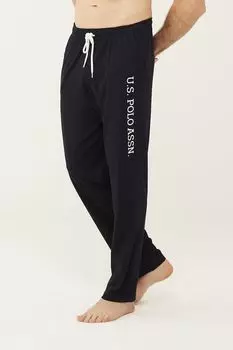 Низ пижамы с логотипом и галстуком U S Polo Assn , синий