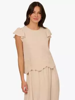 Низ топа с гребешком Adrianna Papell, цвет Bamboo Wood
