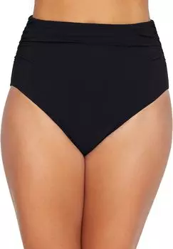 Низ женского купальника с очень высокой талией и рюшами Profile by Gottex, цвет Tutti Frutti Black