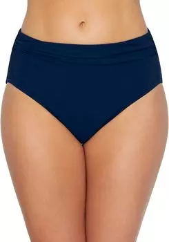 Низ женского купальника со сборками и высокой талией Profile by Gottex, цвет Tutti Frutti Navy