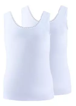 Нижнее белье для девочек состоящее из двух частей майка Blackspade, белый