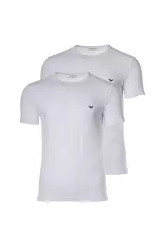 Нижнее белье, Домашние футболки - 2 шт Emporio Armani, белый