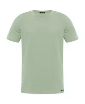 Нижнее белье Футболка с нашивкой-логотипом Tom Ford, зеленый