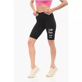 Нижнее белье Леггинсы ICON Biker с принтом Dsquared2, Black