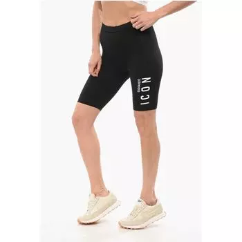 Нижнее белье Леггинсы ICON Biker с принтом Dsquared2, Black