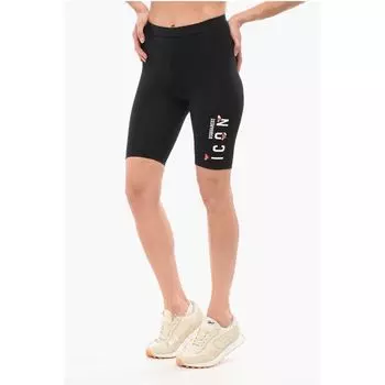 Нижнее белье Леггинсы ICON Biker с принтом Dsquared2, Black