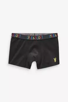 Нижнее белье Nevan для мальчиков 3 пары боксеров Lyle & Scott, черный