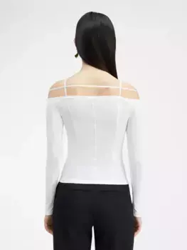 Нижнее белье с длинным рукавом Le Sierra Jacquemus, белый