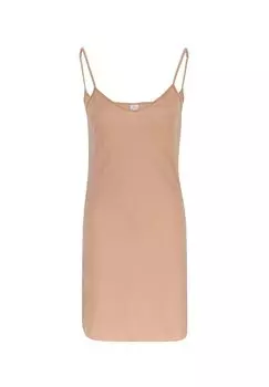 Нижнее платье/пеньюар на тонких бретельках 90см Elegance Nina von C., цвет Caramel