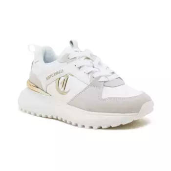 Нижние кроссовки Karina дис. 24 с добавлением кожи Just Cavalli, белый