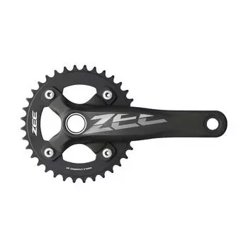Нижний кронштейн 10v Shimano Zee Fc-M645, черный / черный / черный
