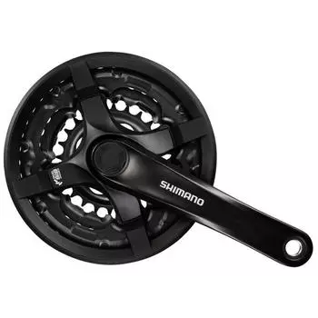 Нижний кронштейн 8/7/6v Shimano Fc-Ty501, черный / черный / черный