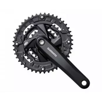 Нижний кронштейн 9v Shimano Fc-M371, черный / черный / черный