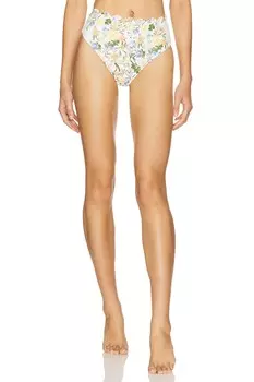 Нижняя часть бикини Nessa от Beach Riot, buttercream bloom