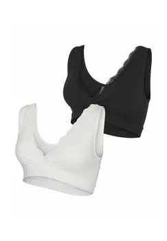 Нижняя рубашка MLHELENA 2-PACK STILL MAMALICIOUS, белый