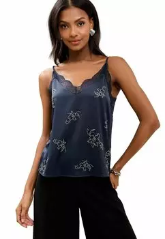 Нижняя рубашка REGULAR FIT EMEBLLISHED Lipsy, синий