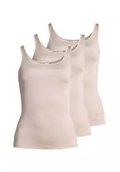 Нижняя рубашка/топ, набор из 3 шт. Pure Nina von C., цвет Latte Macchiato