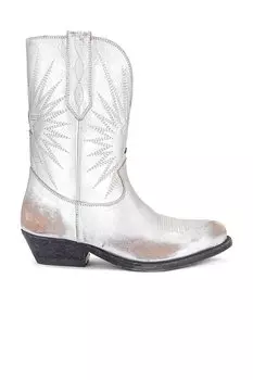 Низкие ботинки wish star Golden Goose, серебряный