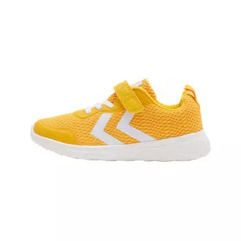 Низкие детские кроссовки Actus Recycled Jr унисекс HUMMEL, неоновый красный