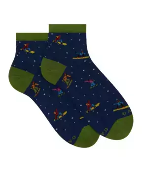 Низкие хлопковые носки для сноуборда Gallo, мультиколор