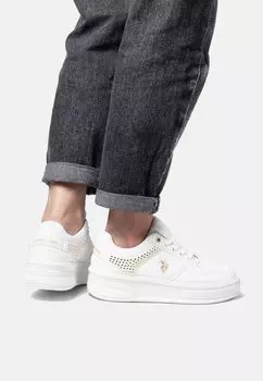 Низкие кеды ASUKA U.S. Polo Assn., белый