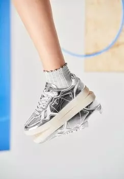 Низкие кеды BALL MIRROR W Pepe Jeans, серебряный