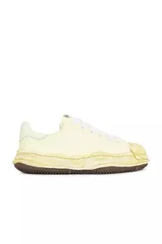 Низкие кеды Blakey Original Sole из парусины Garment Dye Maison Mihara Yasuhiro, белый