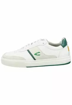 Низкие кеды camel active, цвет white green
