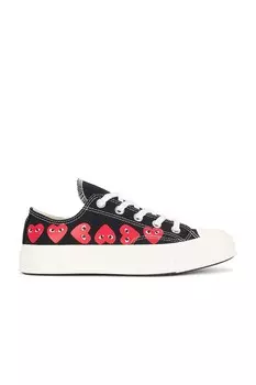 Низкие кеды Converse Multi Heart Comme Des Garcons Play, черный