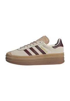 Низкие кеды GAZELLE BOLD Adidas Originals, слоновая кость