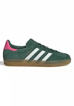 Низкие кеды Gazelle Indoor W adidas Originals, зеленый