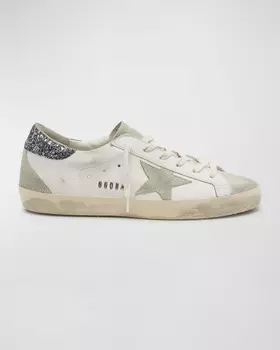 Низкие кеды из смешанной кожи Superstar Golden Goose
