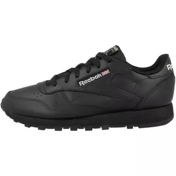 Низкие кеды Кожаные женские REEBOK, белый/белый/темно-серый