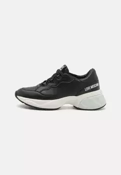 Низкие кеды Love Moschino, черный