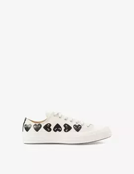 Низкие кеды Multi Heart ct70 Comme des Garons Play, белый